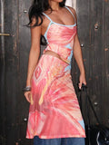 Printed Scoop Neck Cami and Skirt Set - Your Second Look