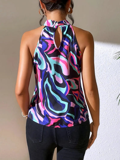 Printed Sleeveless Top - Your Second Look