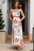 Printed Tube Maxi Dress - Your Second Look