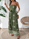 Printed Wide Leg Tube Jumpsuit - Your Second Look
