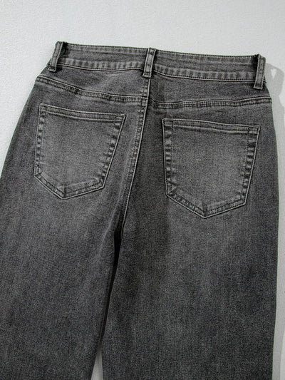 Raw Hem Loose Jeans - Your Second Look