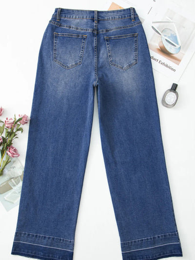 Raw Hem Loose Jeans - Your Second Look