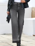 Raw Hem Loose Jeans - Your Second Look
