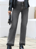 Raw Hem Loose Jeans - Your Second Look