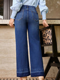 Raw Hem Loose Jeans - Your Second Look
