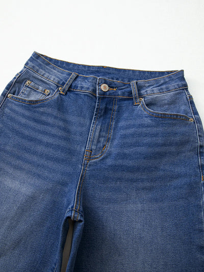 Raw Hem Loose Jeans - Your Second Look