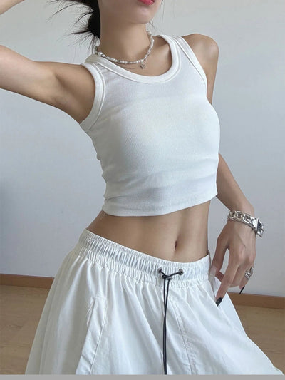 Ribbed Crop Tank Top - Your Second Look