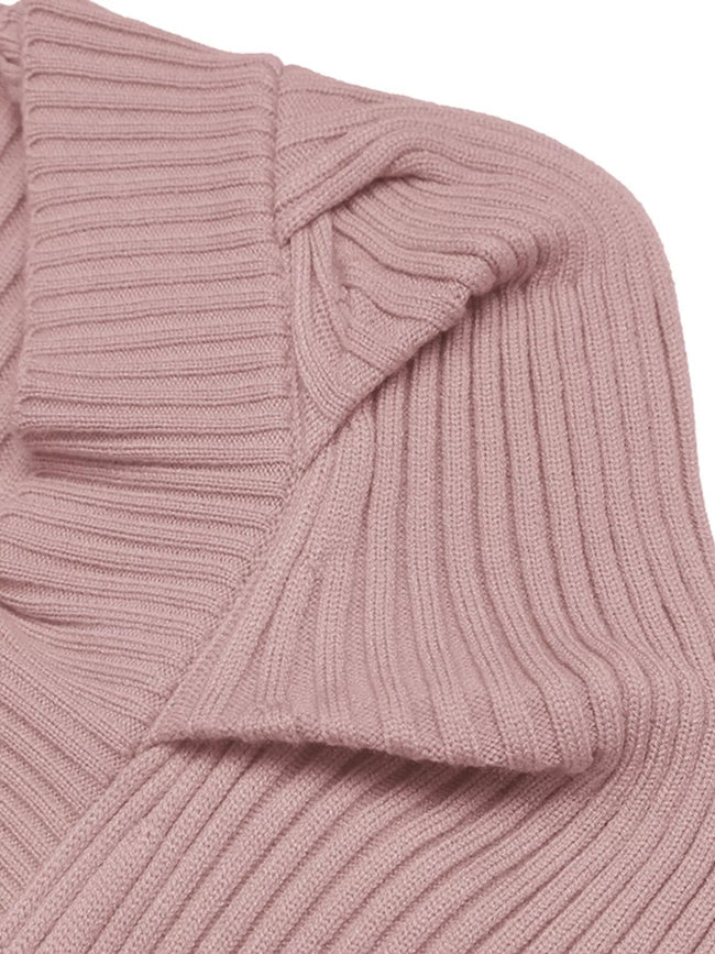 Ribbed Knit Square Neck Bodycon Sweater Dress - Your Second Look
