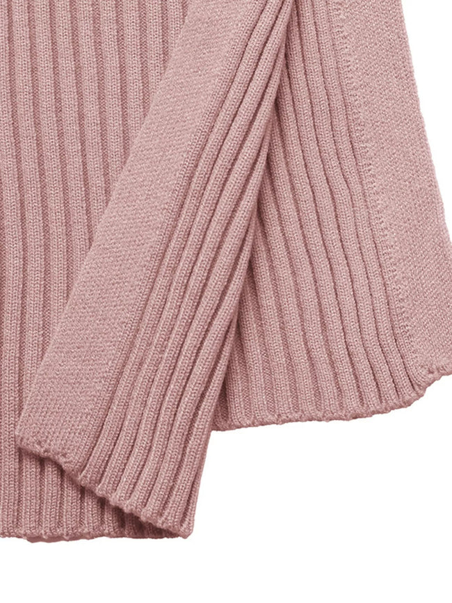 Ribbed Knit Square Neck Bodycon Sweater Dress - Your Second Look