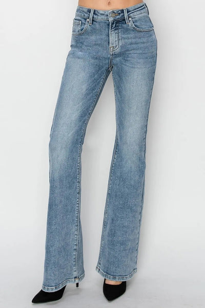 RISEN Full Size Mid Rise Bootcut Jeans - Your Second Look