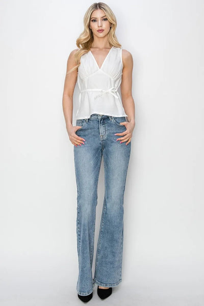 RISEN Full Size Mid Rise Bootcut Jeans - Your Second Look