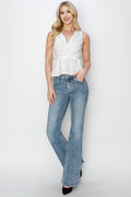 RISEN Full Size Mid Rise Bootcut Jeans - Your Second Look