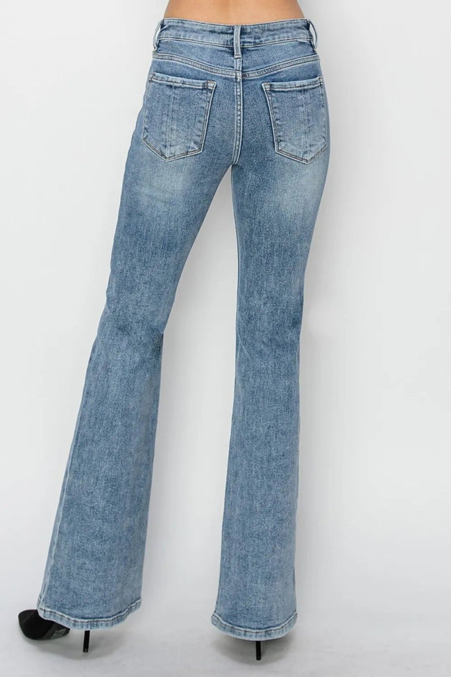RISEN Full Size Mid Rise Bootcut Jeans - Your Second Look