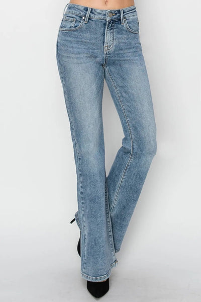 RISEN Full Size Mid Rise Bootcut Jeans - Your Second Look