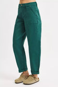 RISEN High Rise Ankle Cuffed Barrel Pants - Your Second Look
