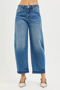 RISEN Slouchy Cropped Barrel Jeans - Your Second Look