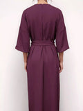 Round Neck and Quarter Sleeve Dress - Your Second Look