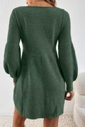 Round Neck Long Sleeve Mini Dress - Your Second Look