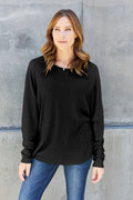 Round Neck Long Sleeve T-Shirt - Your Second Look