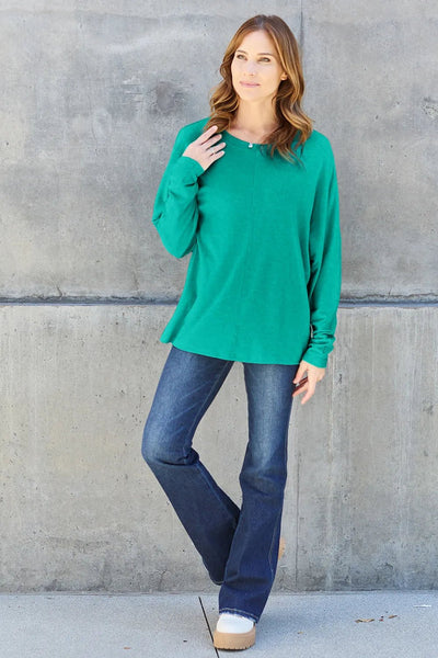 Round Neck Long Sleeve T-Shirt - Your Second Look