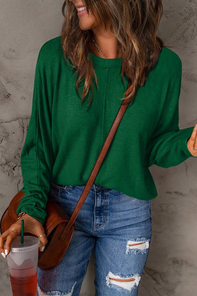 Round Neck Long Sleeve T-Shirt - Your Second Look