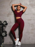 Round Neck Top and Leggings Active Set - Your Second Look