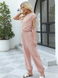 Round Neck Top and Pants Set - Your Second Look