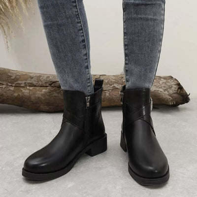 Round Toe Boots with Buckle - Your Second Look