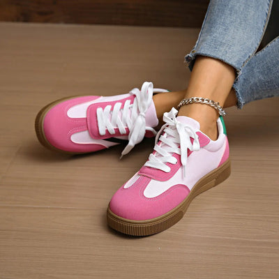 Round Toe Lace Up Sneakers - Your Second Look