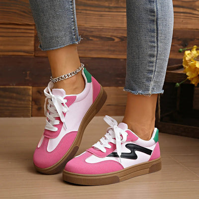 Round Toe Lace Up Sneakers - Your Second Look