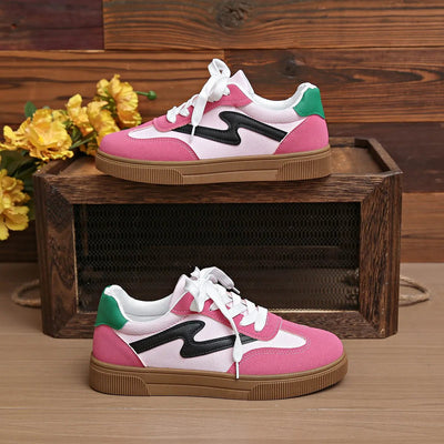 Round Toe Lace Up Sneakers - Your Second Look