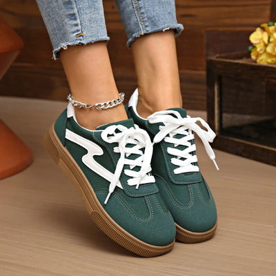 Round Toe Lace Up Sneakers - Your Second Look