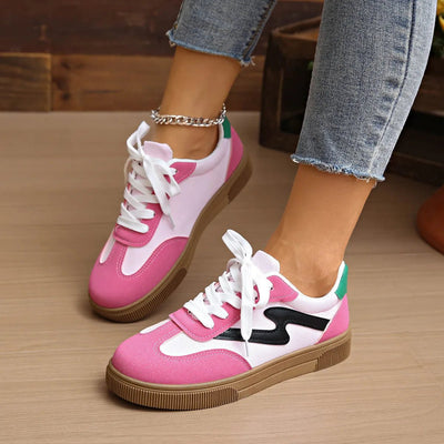 Round Toe Lace Up Sneakers - Your Second Look