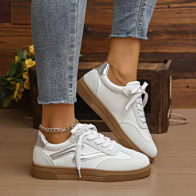 Round Toe Lace Up Sneakers - Your Second Look