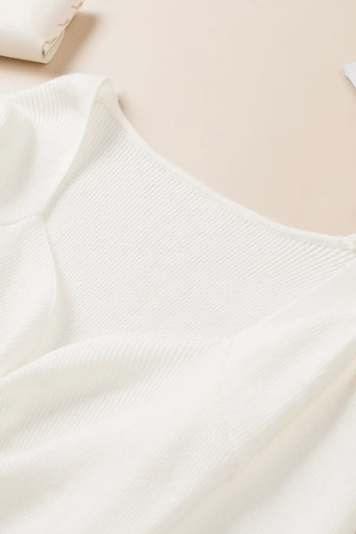 Ruched Sweetheart Sweater - Your Second Look