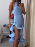 Ruffle Hem Ribbed Sleeveless Dress - Your Second Look