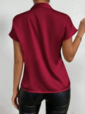 Satin Bow Tie Blouse - Your Second Look