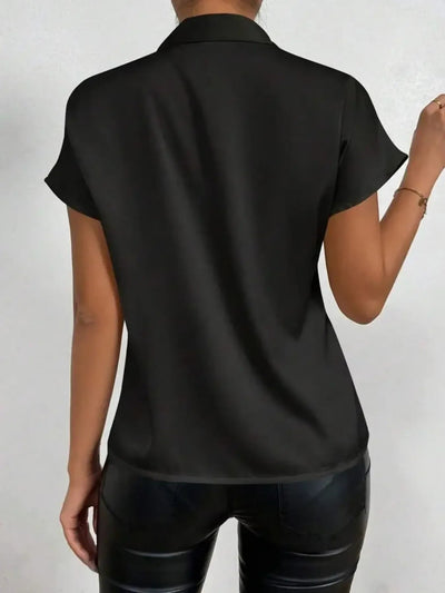 Satin Bow Tie Blouse - Your Second Look