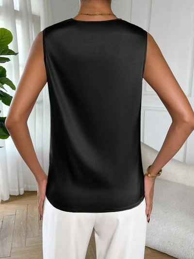 Satin Cowl Neck Blouse - Your Second Look