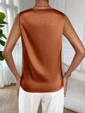 Satin Cowl Neck Blouse - Your Second Look