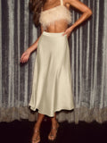 Satin Midi Skirt - Your Second Look
