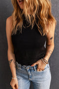 Scalloped Openwork Grecian Neck Tank - Your Second Look