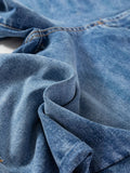 Seam Detail Loose Fit Cropped Jeans - Your Second Look