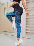 Seamless Printed High Waist Active Leggings - Your Second Look
