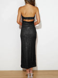 Sequin Cutout Tube Dress - Your Second Look