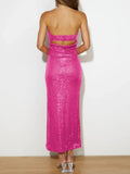 Sequin Cutout Tube Dress - Your Second Look