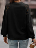 Shiny Lantern Sleeve Blouse - Your Second Look