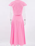 Short Sleeve Top and Skirt set - Your Second Look