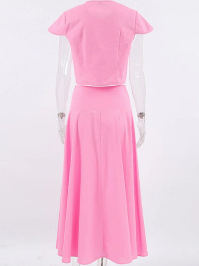 Short Sleeve Top and Skirt set - Your Second Look