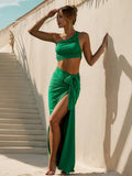 Single Shoulder Top and Skirt Set - Your Second Look